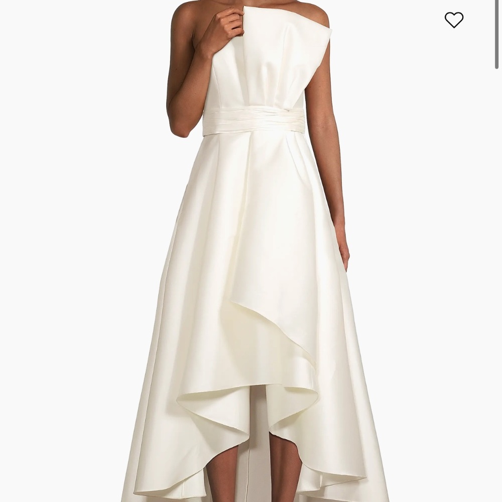 Sachin & Babi  Tara Gathered High-Low Gown